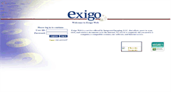 Desktop Screenshot of accessexigo.com