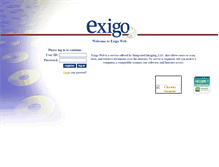 Tablet Screenshot of accessexigo.com